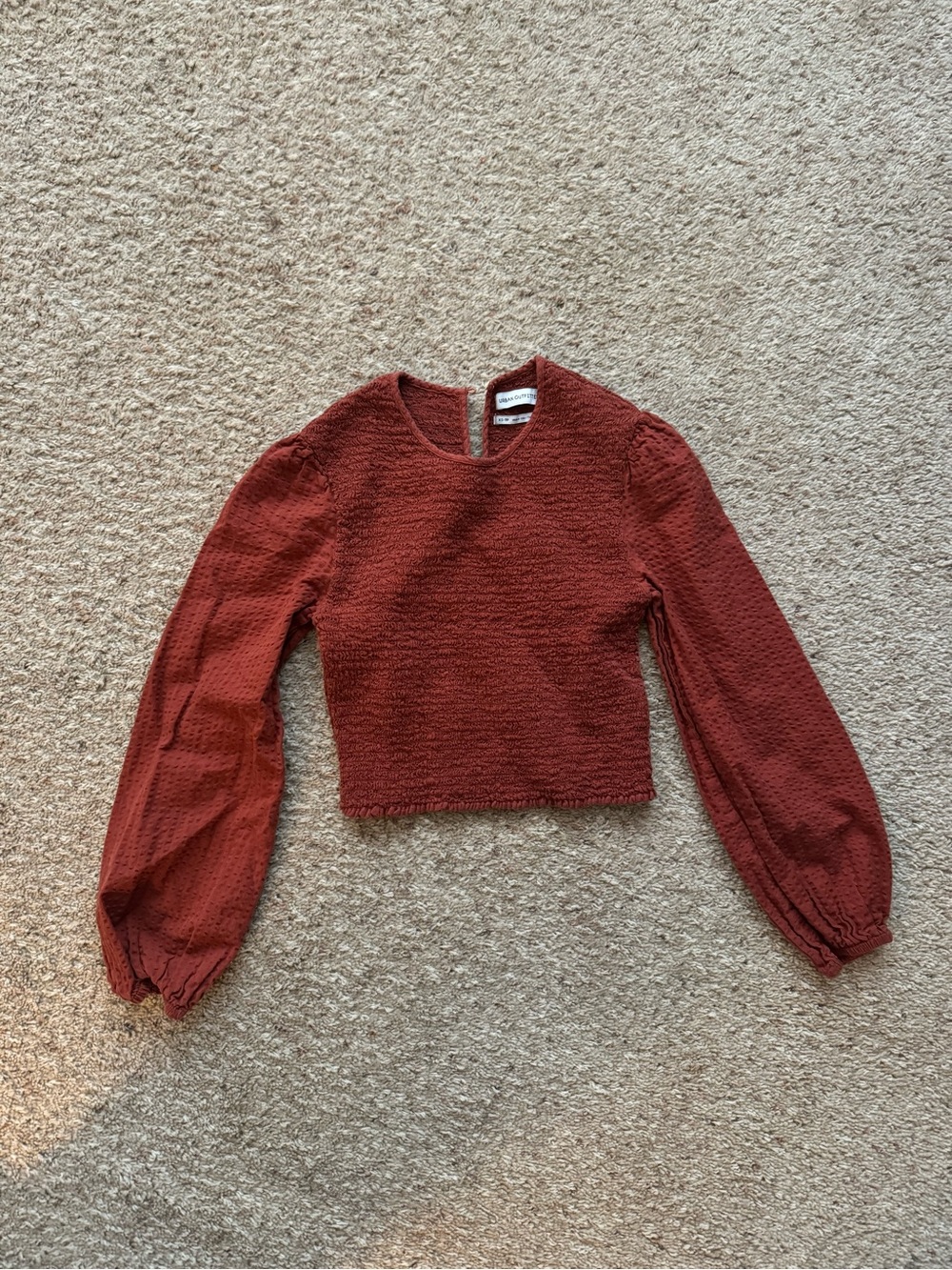 Urban outfitters rust colored long sleeved top